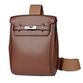 Sarah Express Minimalist Unisex Crossbody Chest Bag Brown 18X25X8cm