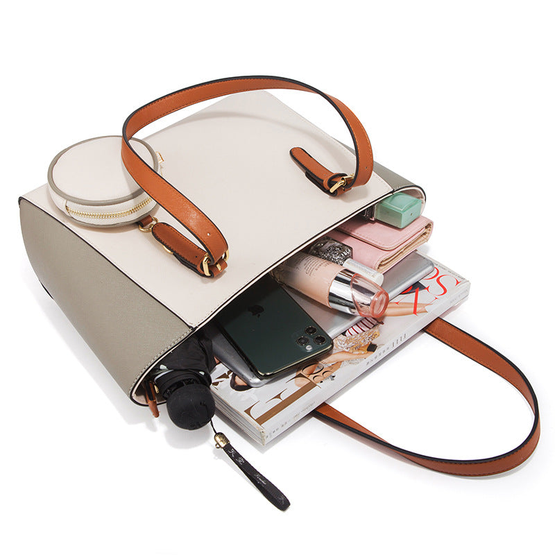 Sarah Express Three-Piece Saffiano Bucket Bag Set