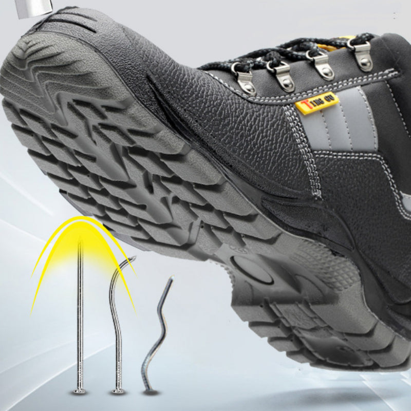 Sarah Express Men's Protective Steel Toe Work Boots