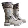 Sarah Express Lace-Up Winter Martin Boots White