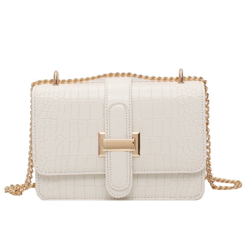 Sarah Express Textured Stone Pattern Small Square Bag
