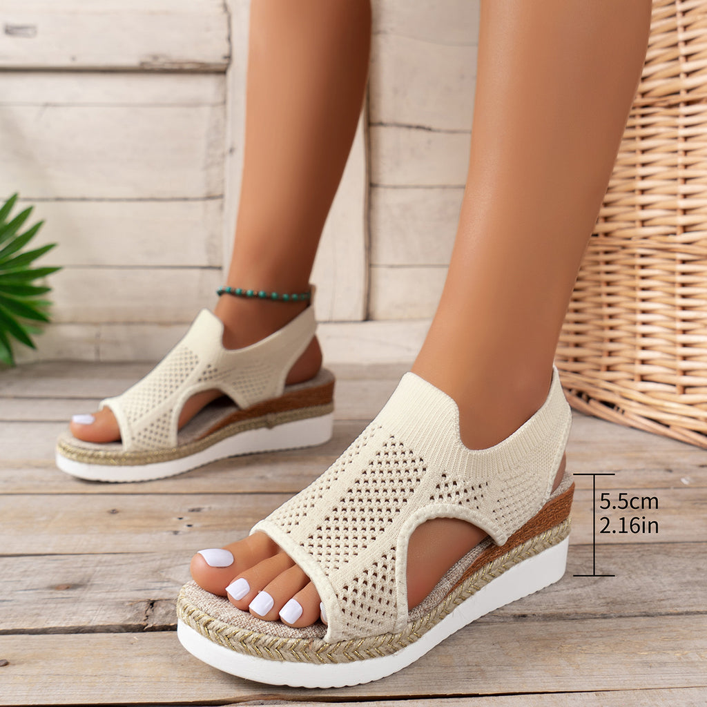 Sarah Express Breathable Mesh Wedge Sandals