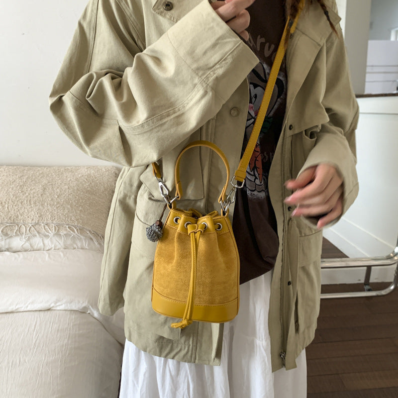 Sarah Express Drawstring Bucket Bag with Adjustable Strap