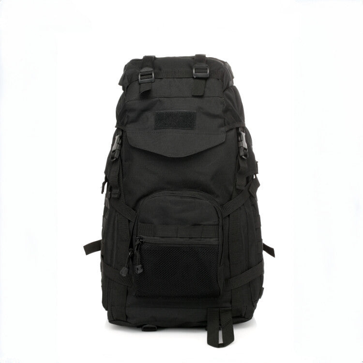 Sarah Express 60L Tactical Camouflage Hiking Travel Backpack Black