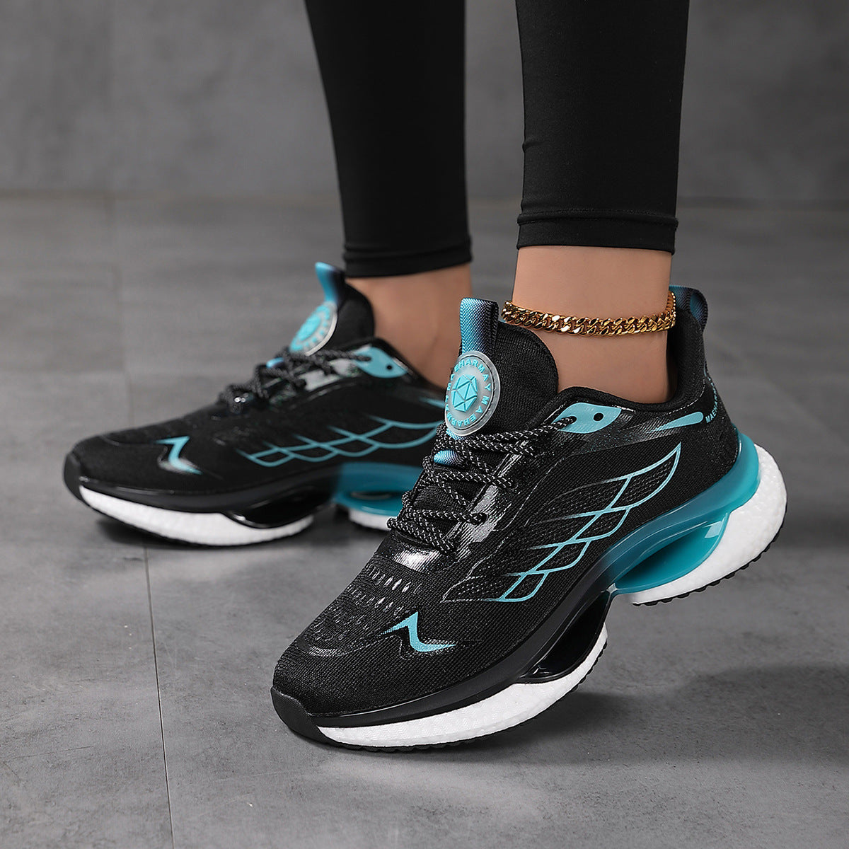 Sarah Express Lightweight Mesh Shock-Absorbing Athletic Sneakers