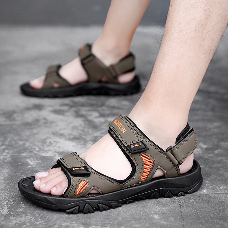 Sarah Express Men's Breathable Velcro Beach Sandals