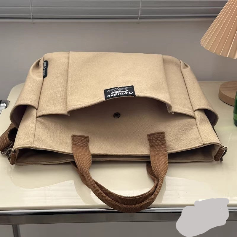 Sarah Express Premium Canvas Tote Crossbody Shoulder Bag