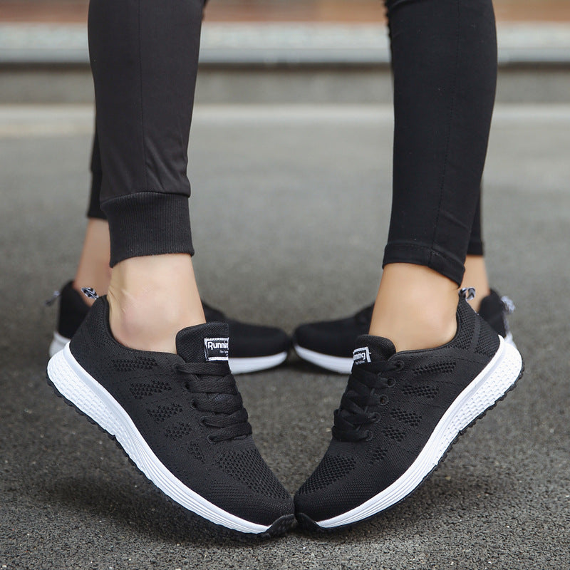 Sarah Express Lightweight Mesh Wedge Sneakers