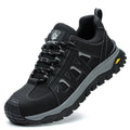 Sarah Express Protective Toe Cap Lightweight Work Sneakers Black