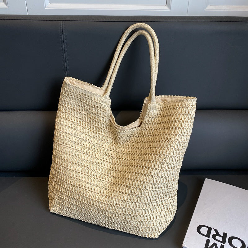 Sarah Express Large Capacity Woven Straw Tote Bag
