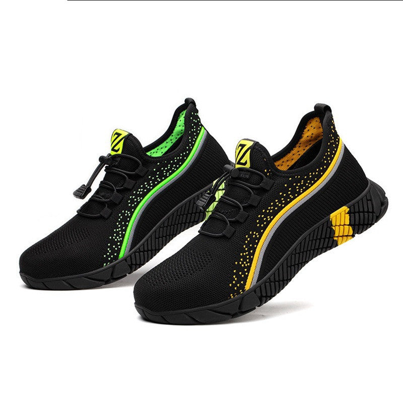 Sarah Express Breathable Low-Cut Flying Woven Safety Shoes