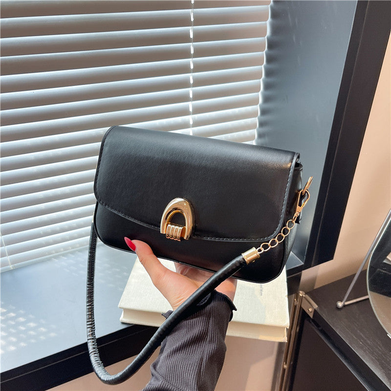 Sarah Express Minimalist PU Leather Crossbody Shoulder Bag