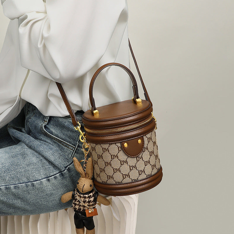 Sarah Express Structured Crossbody Bucket Bag With Bunny Charm