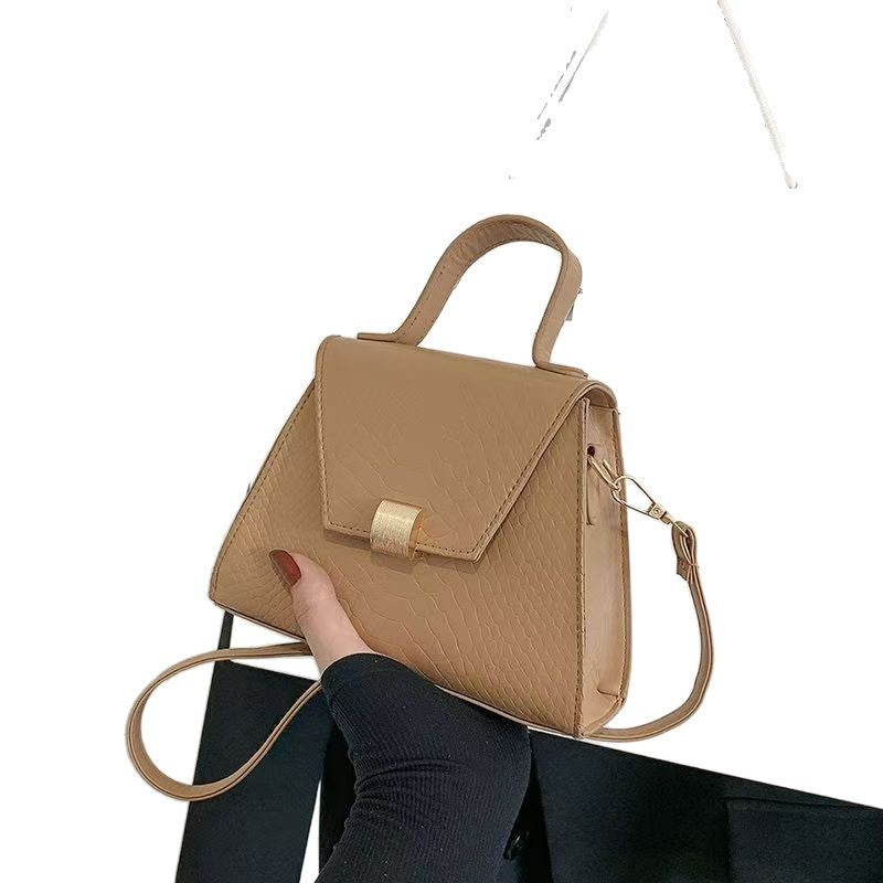 Sarah Express Structured Square PU Leather Crossbody Bag
