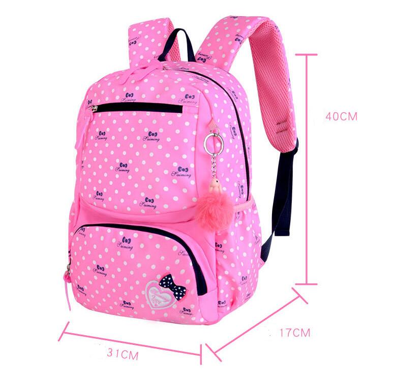 Sarah Express Polka Dot Princess School Backpack