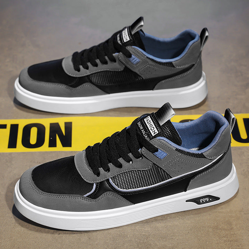 Sarah Express Color-Blocked Low-Top Retro Skate Sneakers
