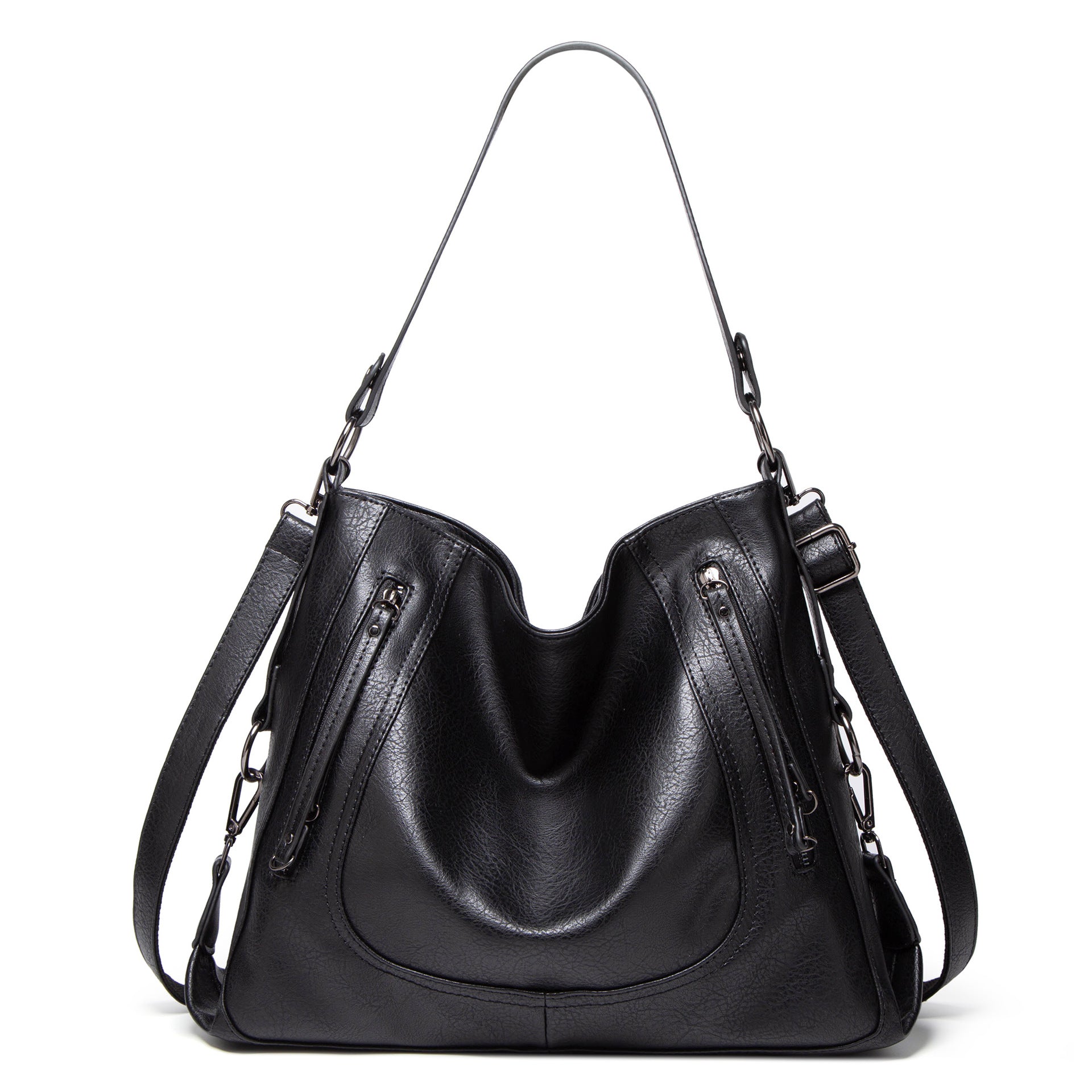 Sarah Express Retro Large Capacity Bucket Shoulder Bag