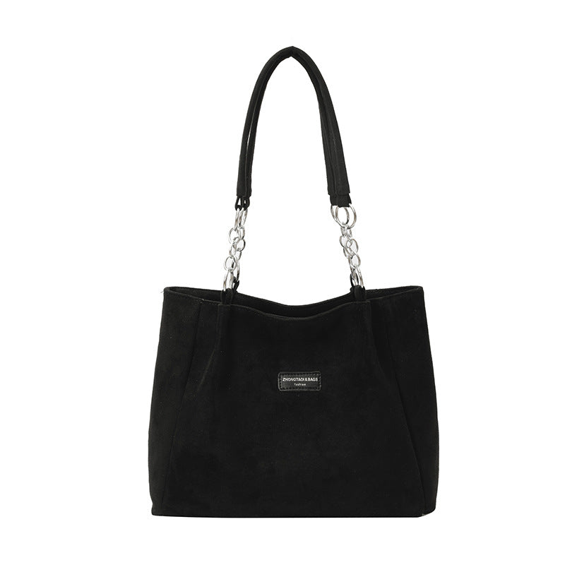 Sarah Express Structured Leopard Print Tote Shoulder Bag Black