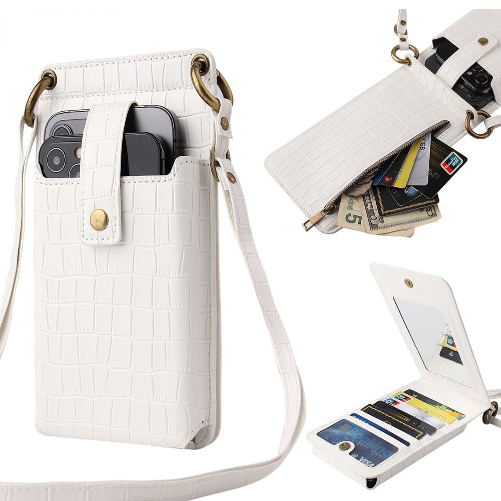 Sarah Express Crocodile Pattern Crossbody Phone Wallet Bag