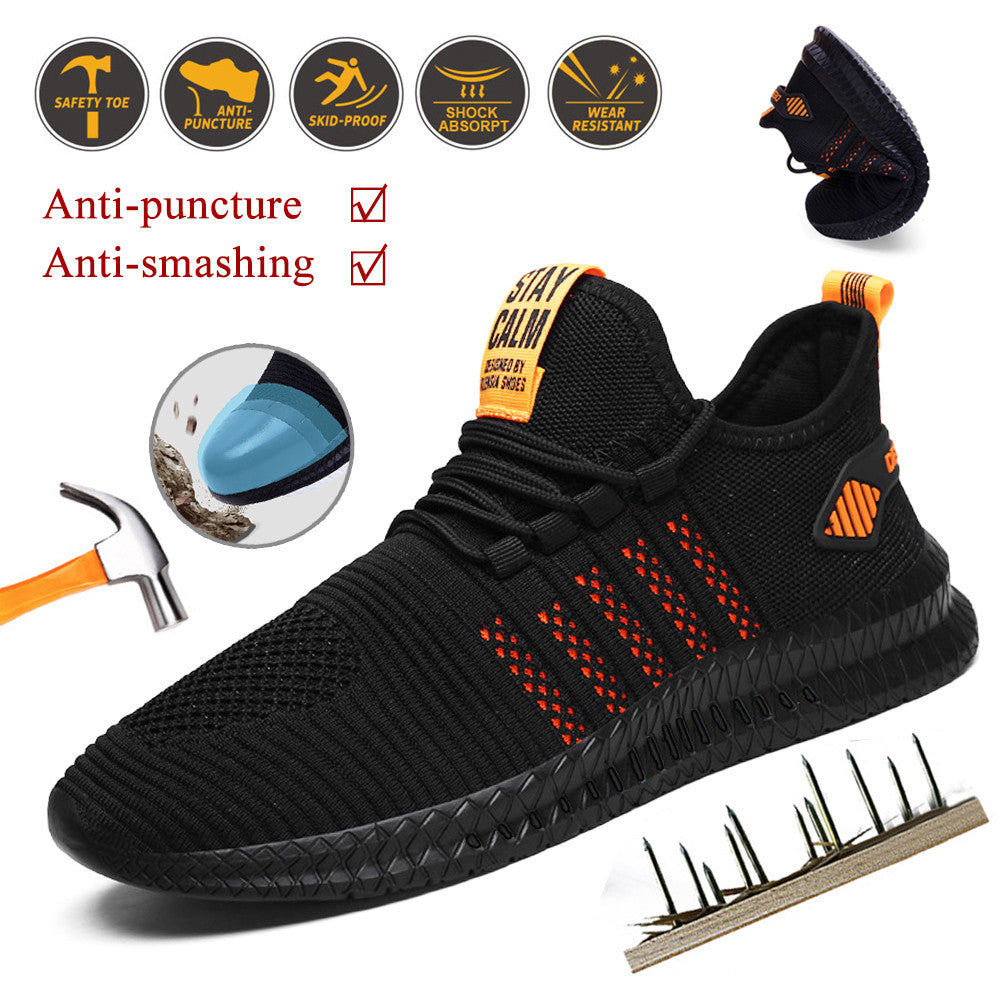 Sarah Express Breathable Steel Toe Safety Sneakers