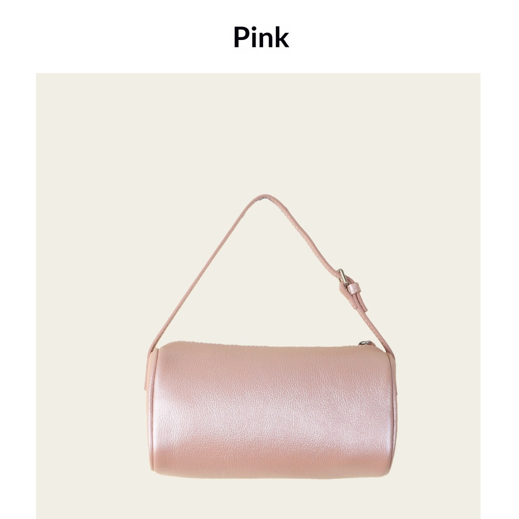 Sarah Express Minimalist Cylindrical Leather Crossbody Bag