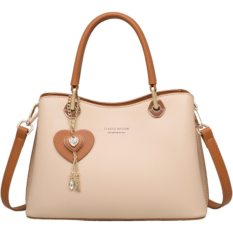 Sarah Express Genuine Leather Multi-functional Tote Crossbody Bag
