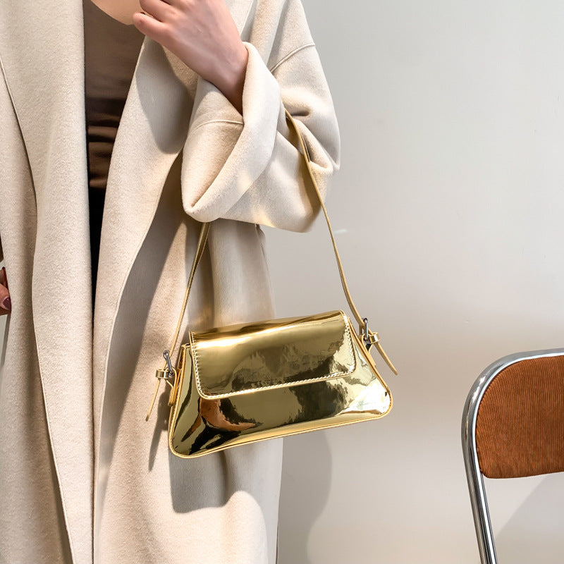 Sarah Express Compact Metallic Finish Shoulder Messenger Bag