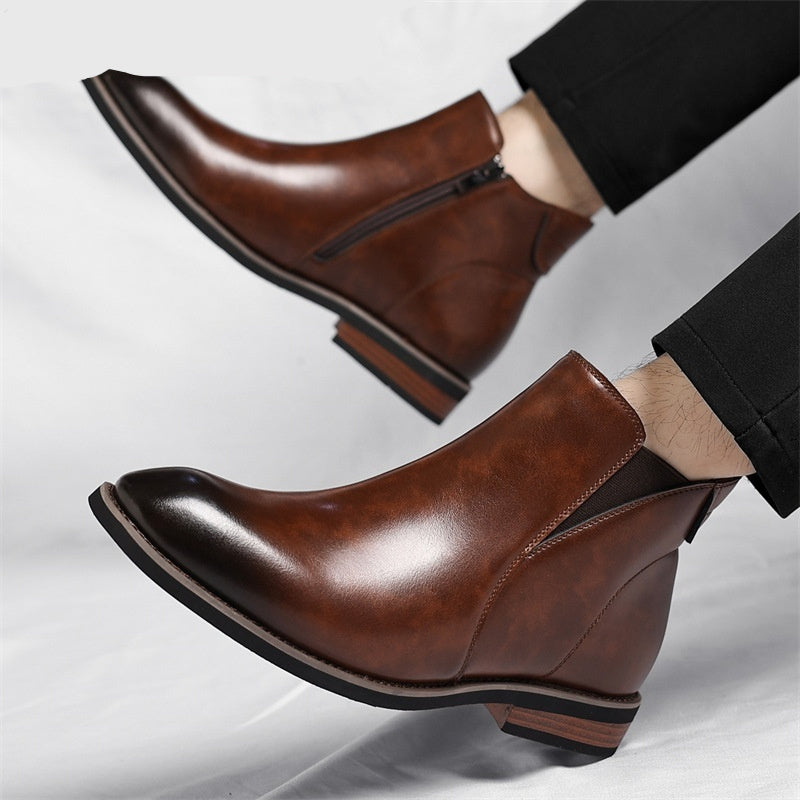 Sarah Express Men's Retro British Style Ankle Boots