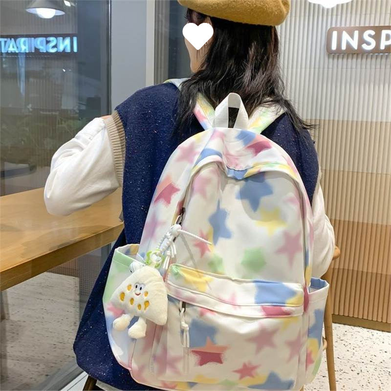 Sarah Express High-Capacity Oxford Cloth School Backpack