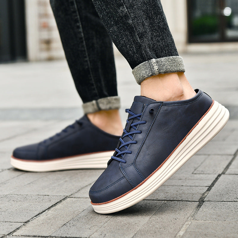 Sarah Express Men's Thermal Fleece-Lined Casual Platform Sneakers