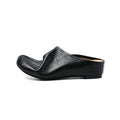 Sarah Express Women's Tabi Split-Toe Leather Mules Black