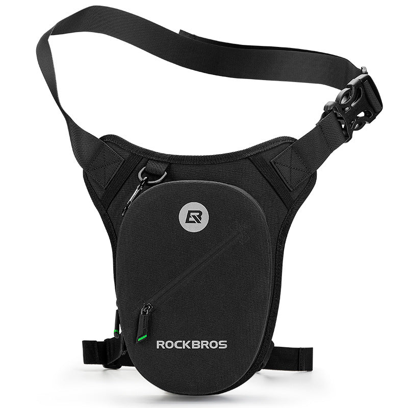 Sarah Express Waterproof Minimalist Motorcycle Leg Bag Black