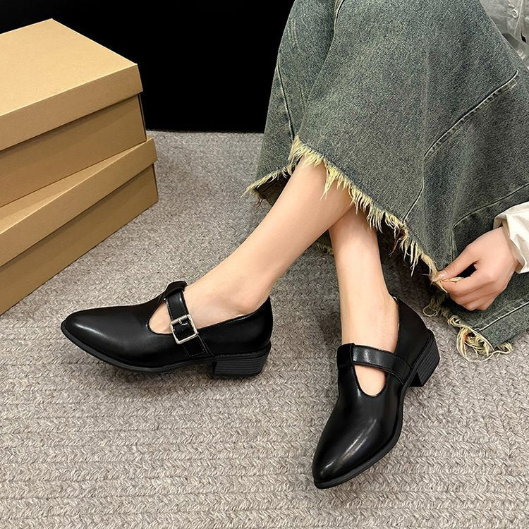 Sarah Express Pointed-Toe Low-Cut Pumps