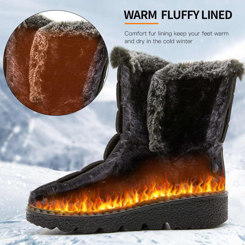 Sarah Express Waterproof Plush Lined Winter Snow Boots