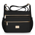 Sarah Express Multi-Compartment Oxford Cloth Shoulder Bag Black