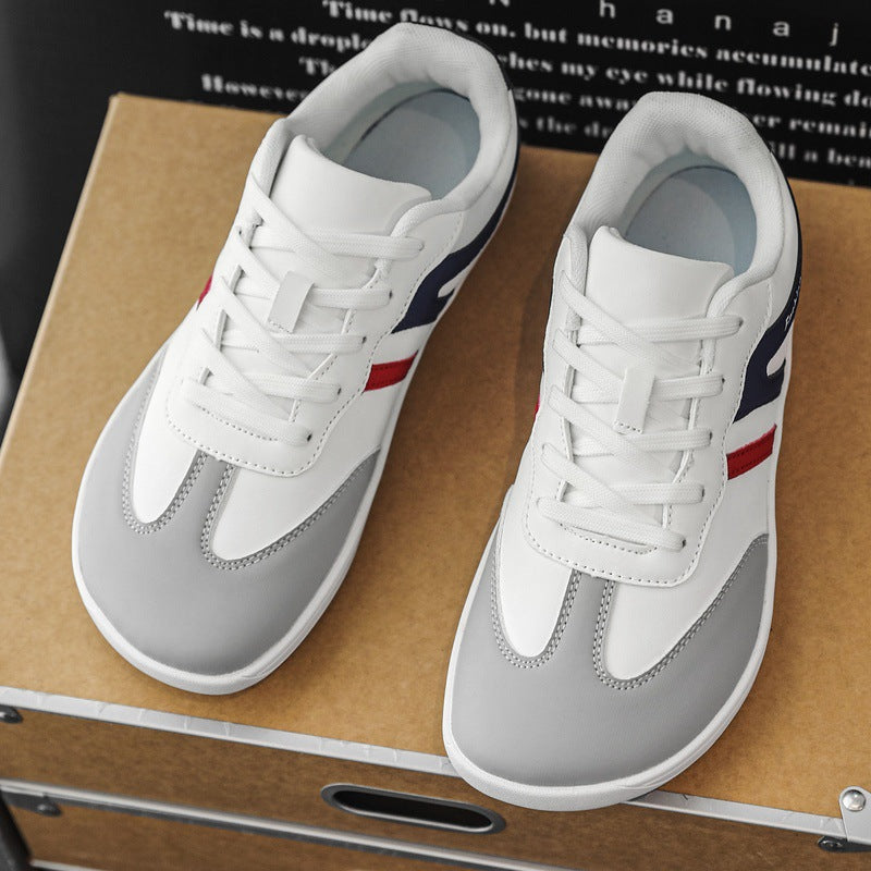 Sarah Express Unisex Retro Style Low-Top Sneakers White