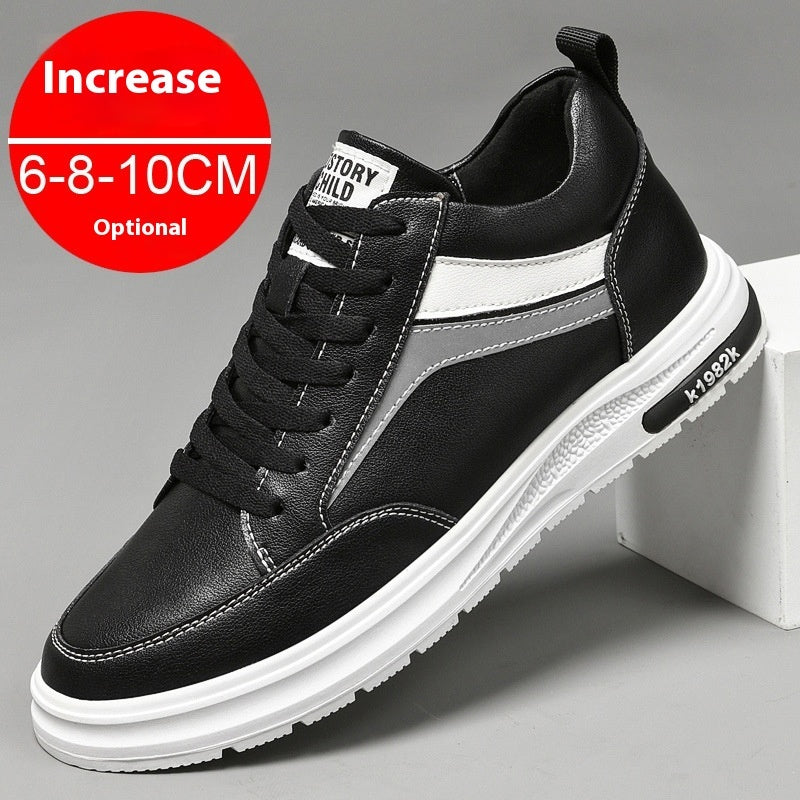 Sarah Express Men's Casual Height Increasing Lace-Up Sneakers