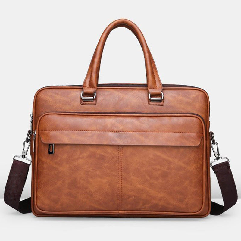 Sarah Express Structured Business Briefcase Handbag Khaki