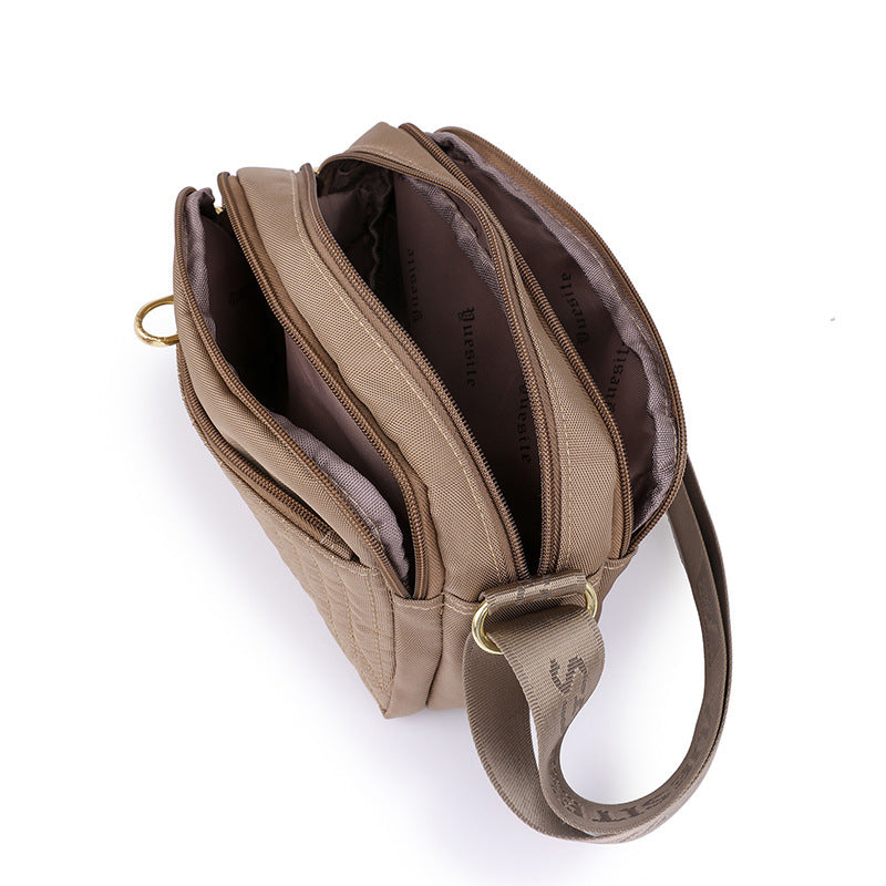 Sarah Express Lightweight Nylon Messenger Crossbody Bag
