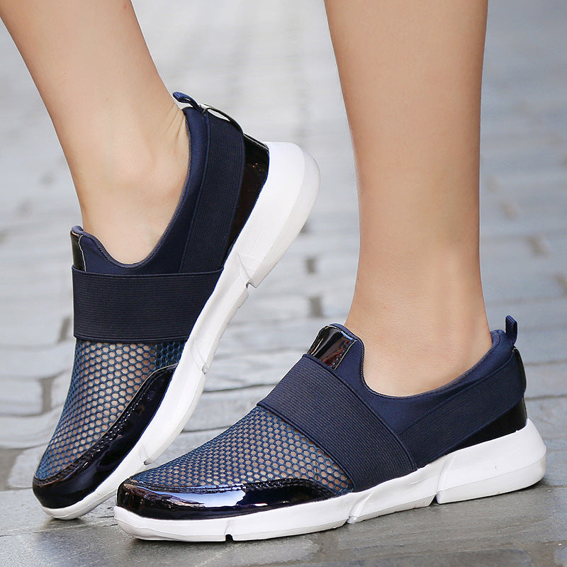 Sarah Express Breathable Mesh Slip-On Summer Sneakers