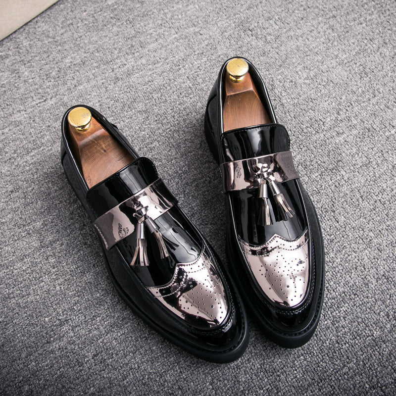 Sarah Express Men's British Style Tassel Loafers
