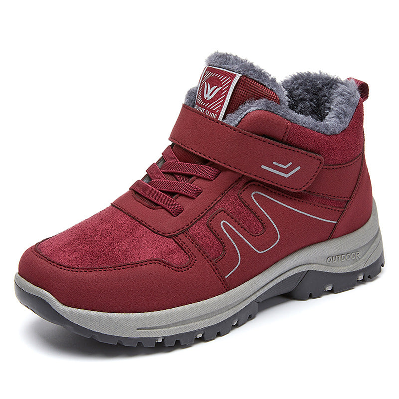 Sarah Express Women's Cotton Snow Boots With Velcro
