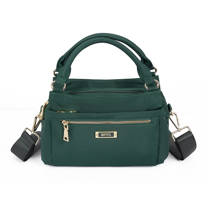 Sarah Express Oxford Cloth Multi-Pocket Crossbody Shoulder Bag