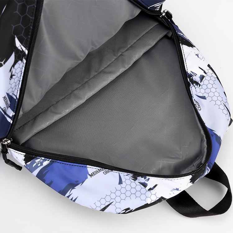 Sarah Express Nylon Two-Piece Backpack and Chest Bag