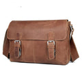 Sarah Express Vintage Leather Men's Crossbody Messenger Bag Brown