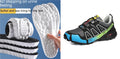 Sarah Express Lightweight Breathable Men's Trekking Sneakers Gray Green set