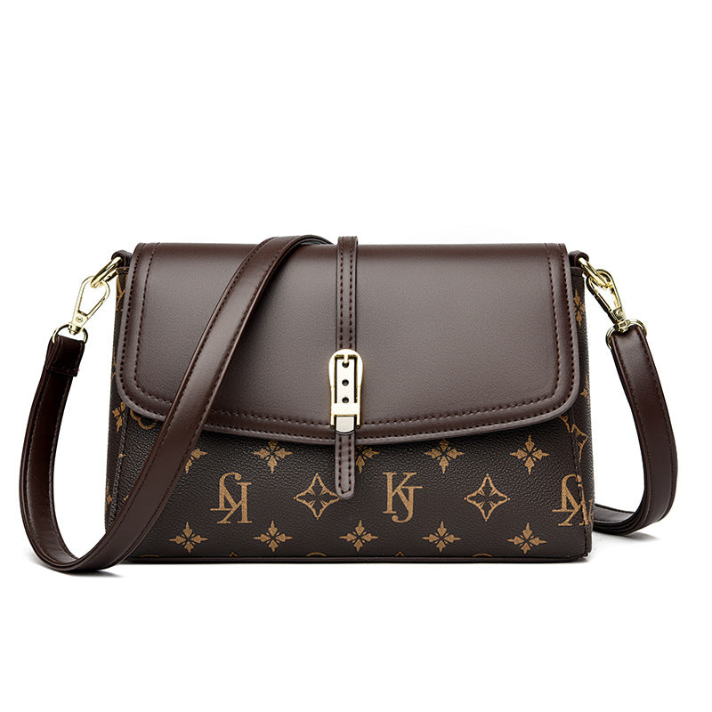 Sarah Express Printed PU Leather Crossbody Shoulder Bag