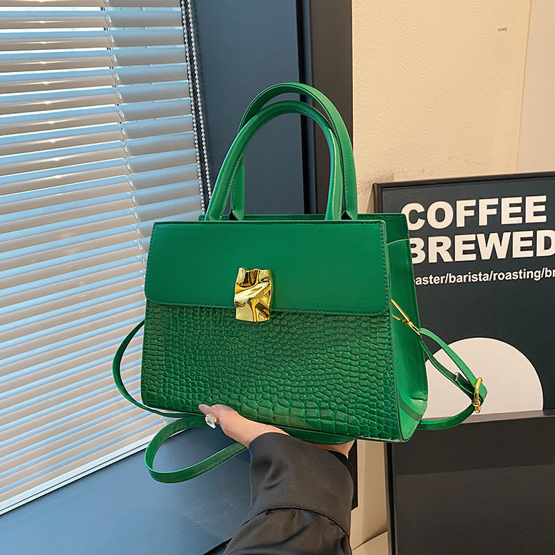 Sarah Express Retro Patchwork Crossbody Tote Bag