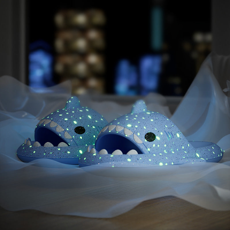 Sarah Express Shark Slippers Glow House Slippers