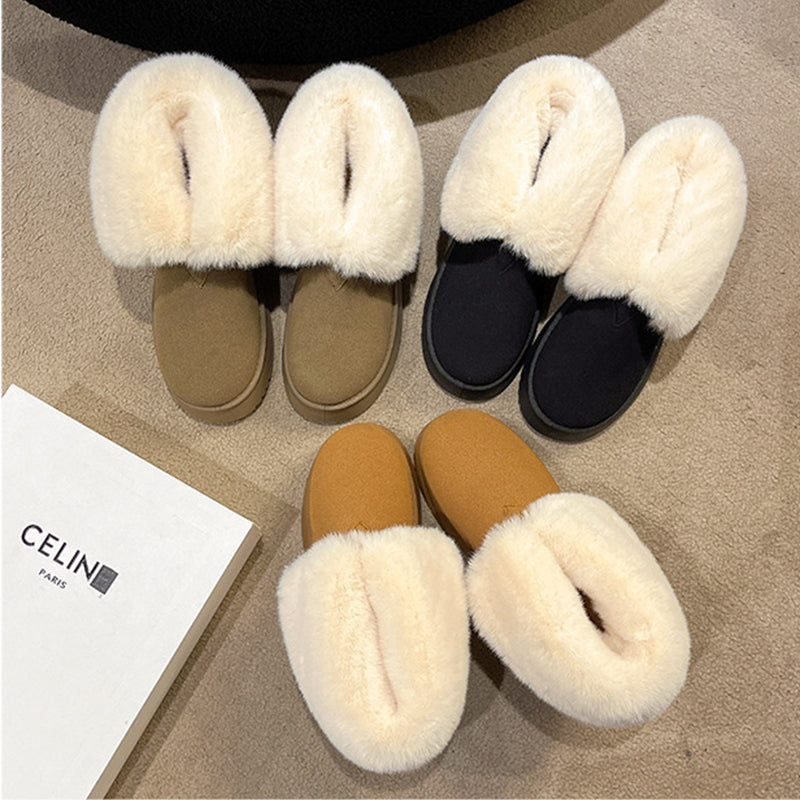 Sarah Express Plush Lined Platform Ankle Snow Boots